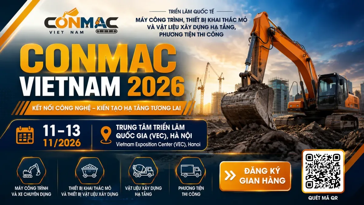 CONMAC Vietnam 2026 – Construction Machinery & Infrastructure