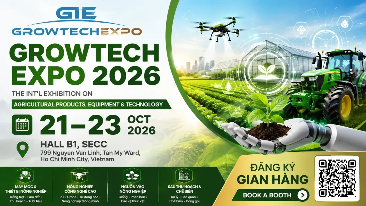 Vietnam Growtech Expo 2026 – 农业技术与设备展